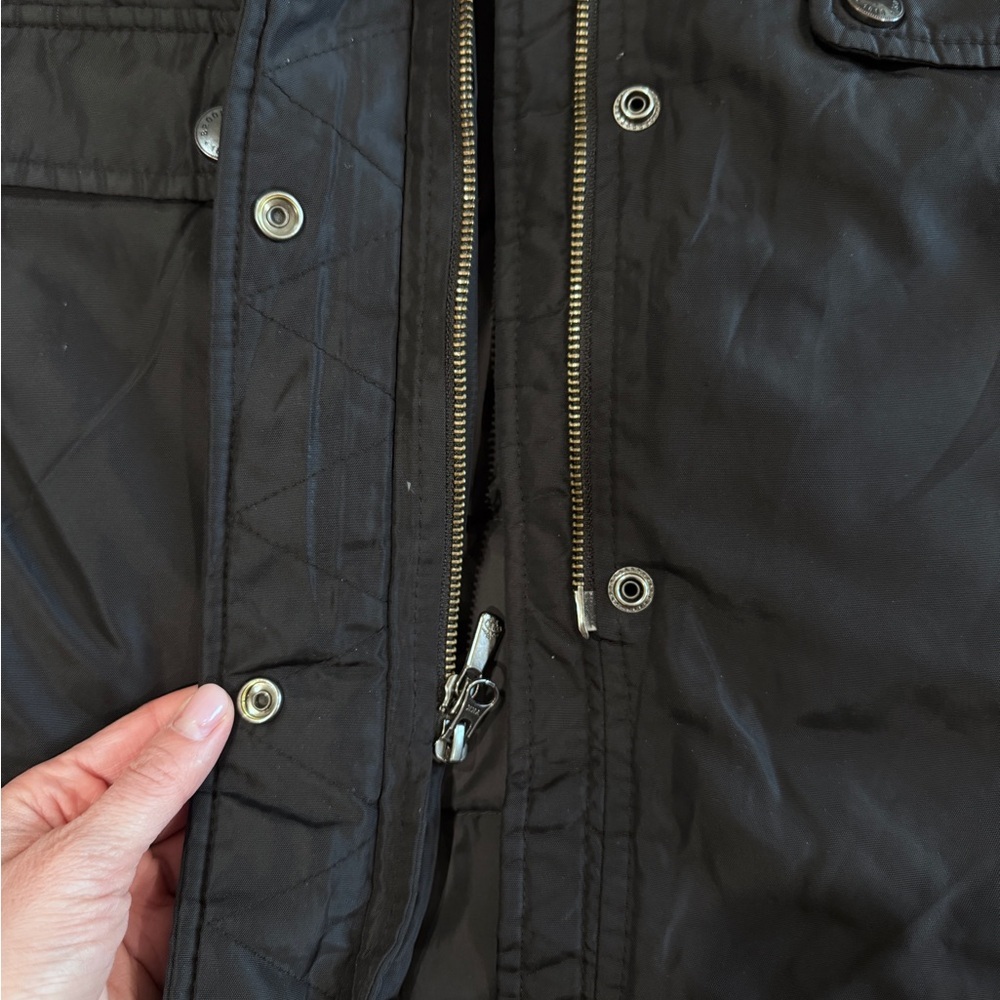 BROOKS BROTHERS Winter Black Coat In XS Petite - Picture 9 of 17